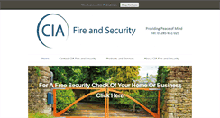 Desktop Screenshot of ciafireandsecurity.co.uk